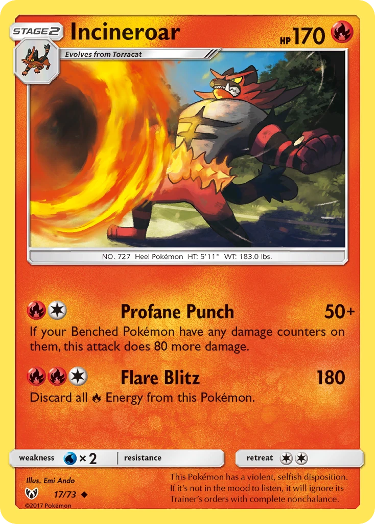 Incineroar 17/73