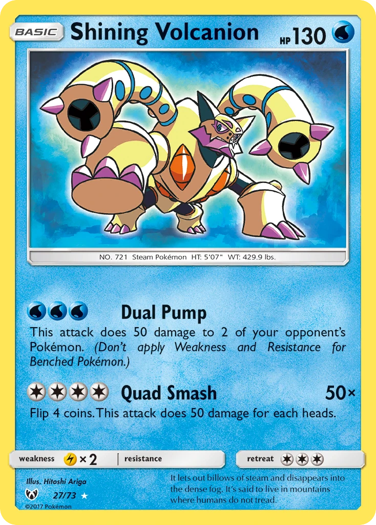 Shining Volcanion 27/73