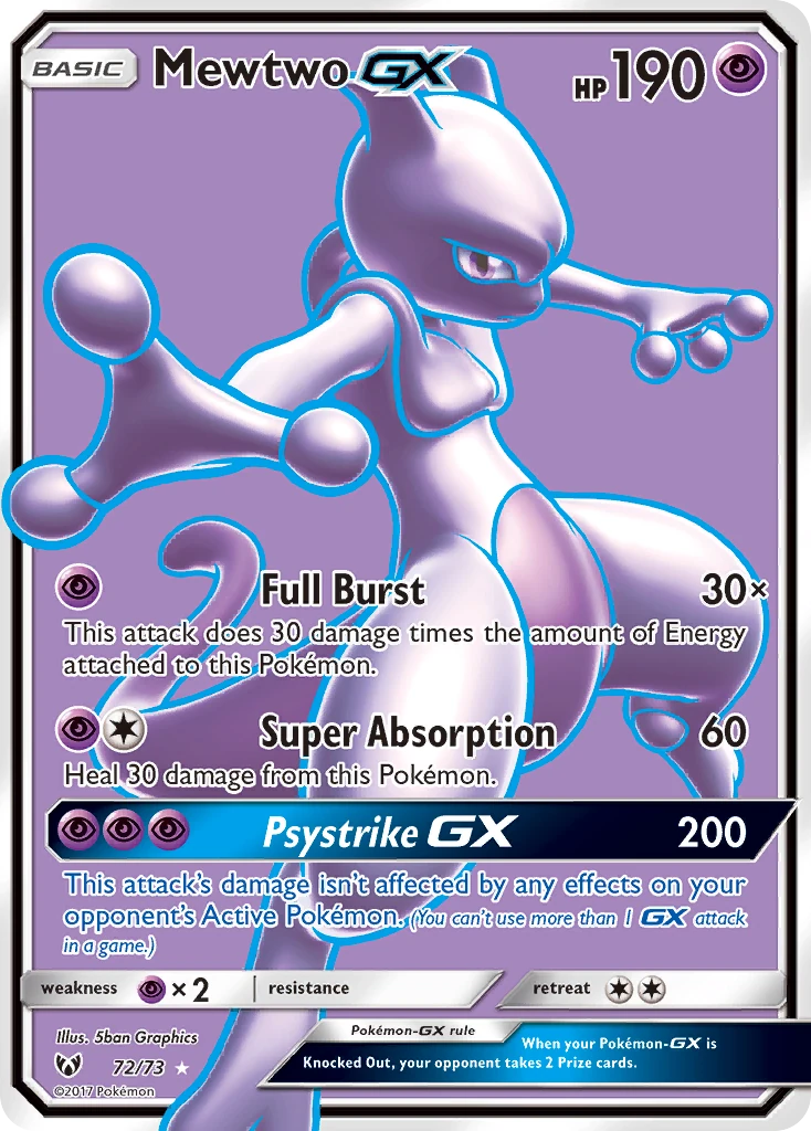 Mewtwo GX 72/73