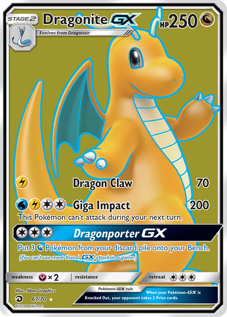 Dragonite GX 67/70