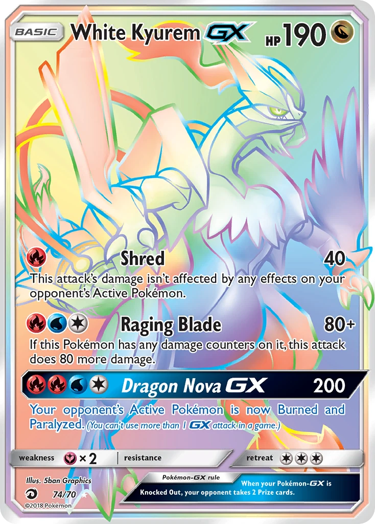 White Kyurem GX 74/70