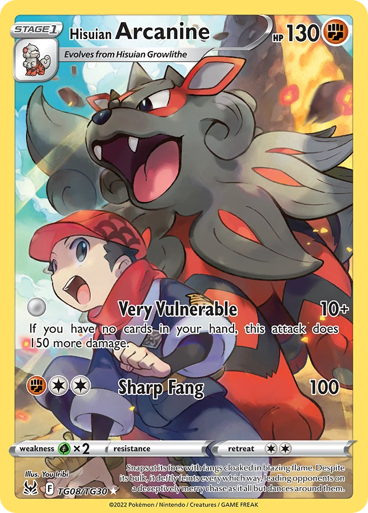 Hisuian Arcanine TG08/30