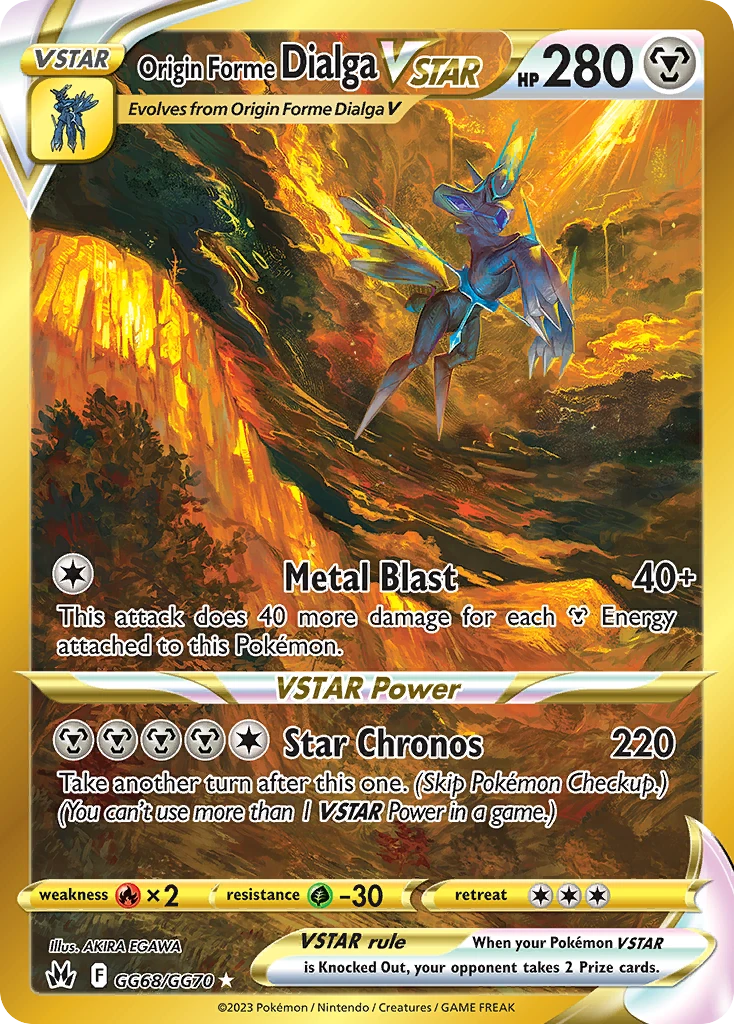 Origin Forme Dialga VSTAR GG68/70