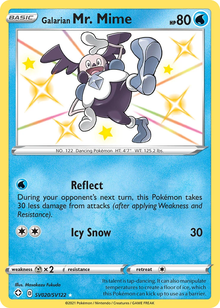 Galarian Mr. Mime SV020/122
