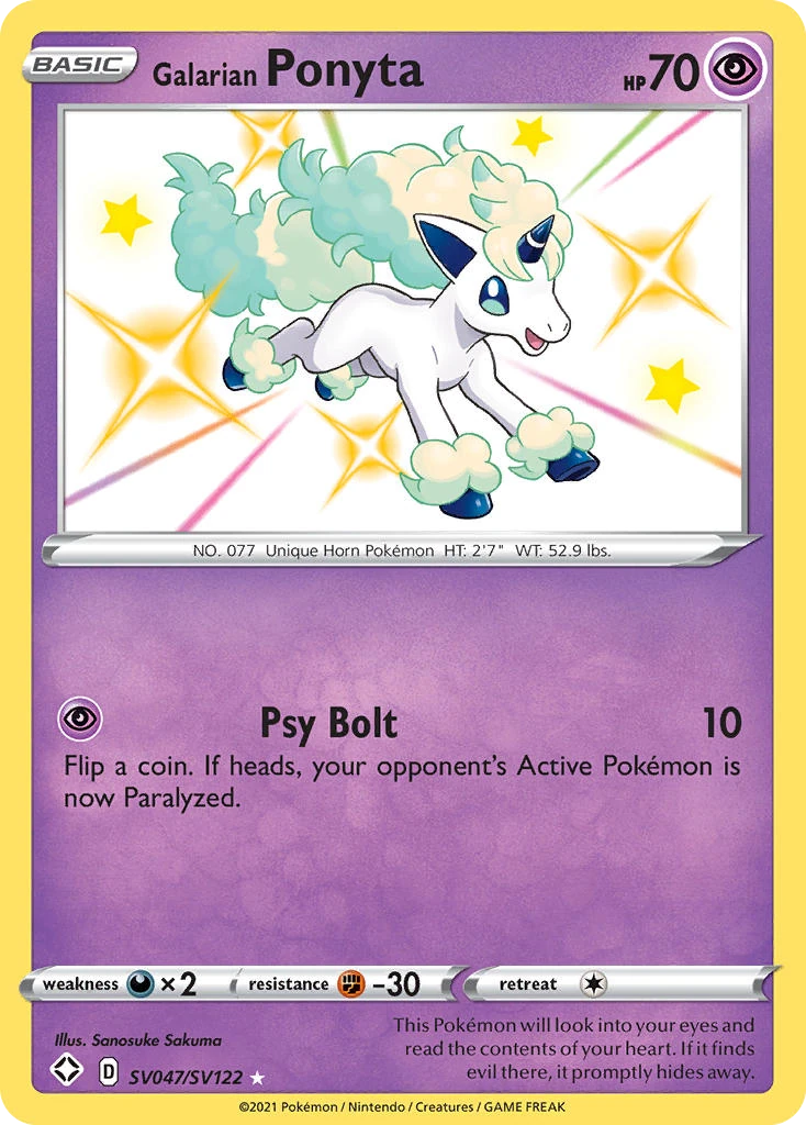 Galarian Ponyta SV047/122