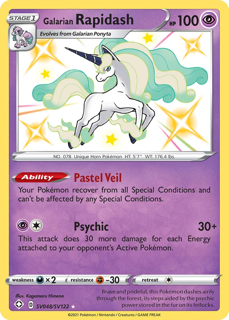 Galarian Rapidash SV048/122