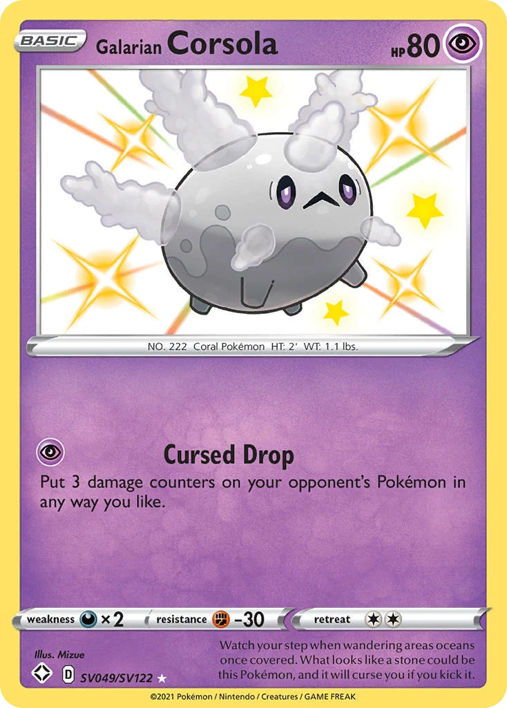 Galarian Corsola SV049/122