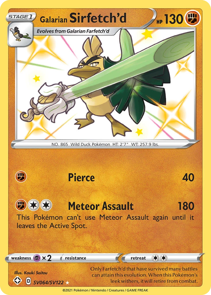 Galarian Sirfetch'd SV064/122