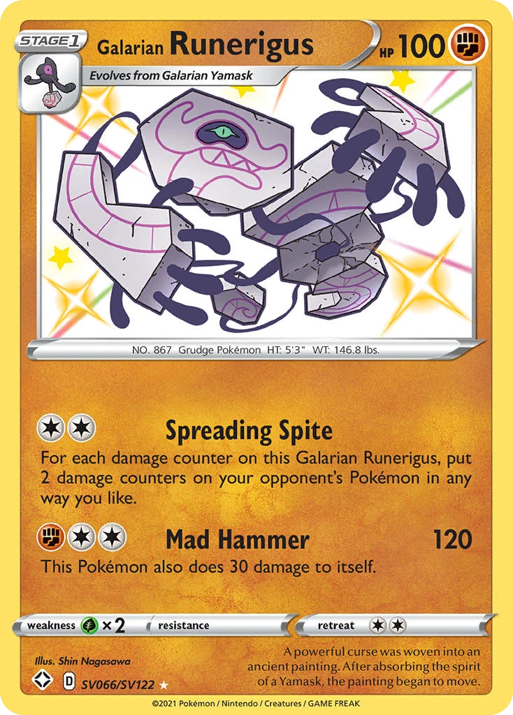 Galarian Runerigus SV066/122
