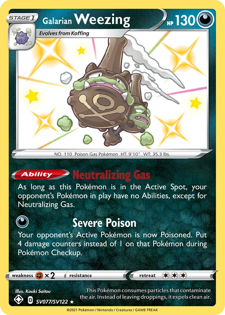 Galarian Weezing SV077/122