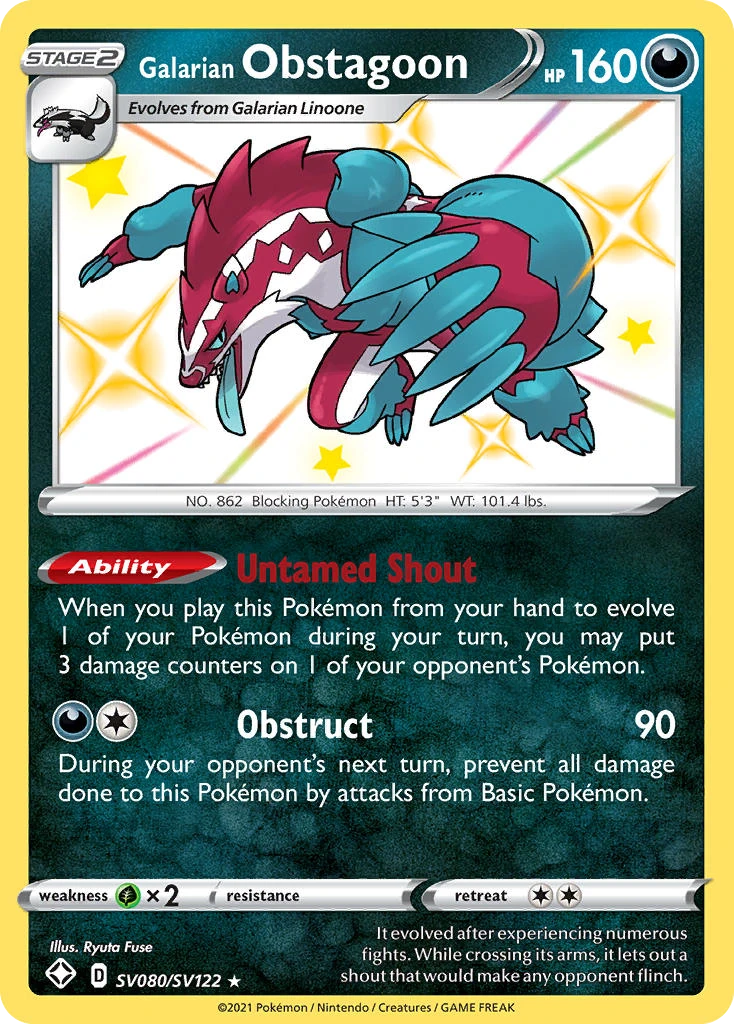 Galarian Obstagoon SV080/122