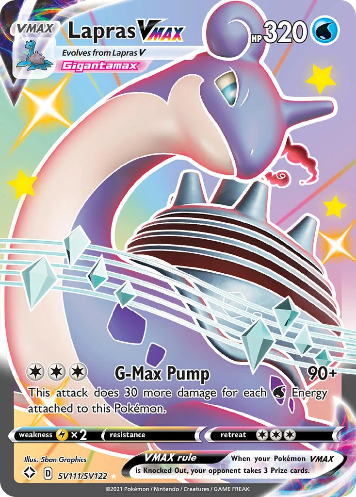 Lapras VMAX SV111/122