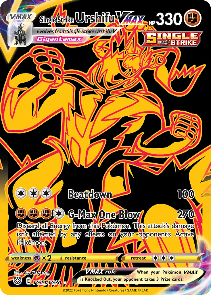 Single Strike Urshifu VMAX TG29/30
