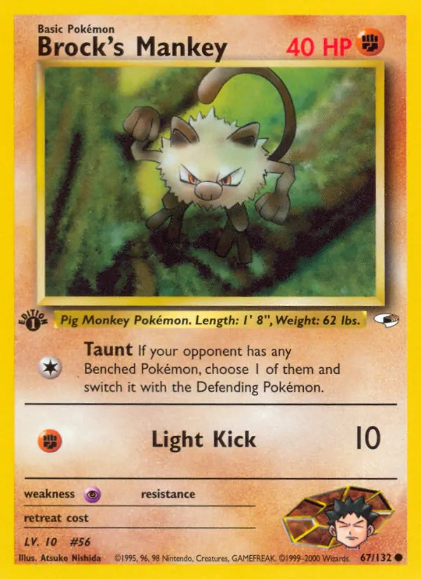 Brock's Mankey 67/132