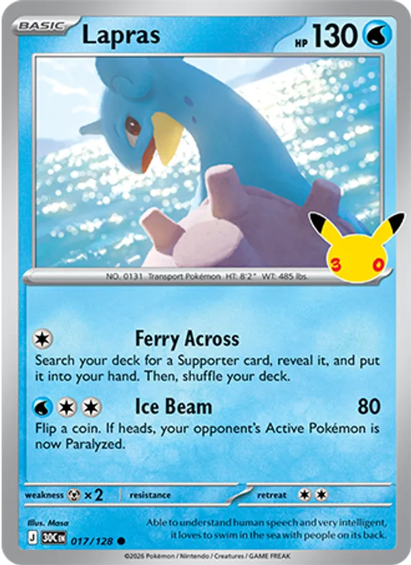 Lapras 017/128