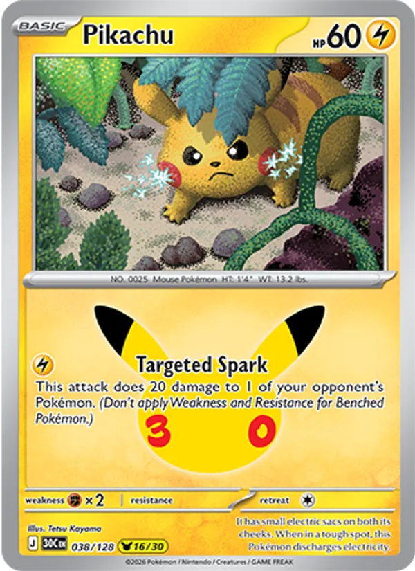Pikachu 038/128