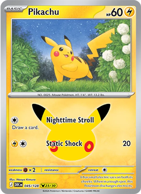 Pikachu 045/128