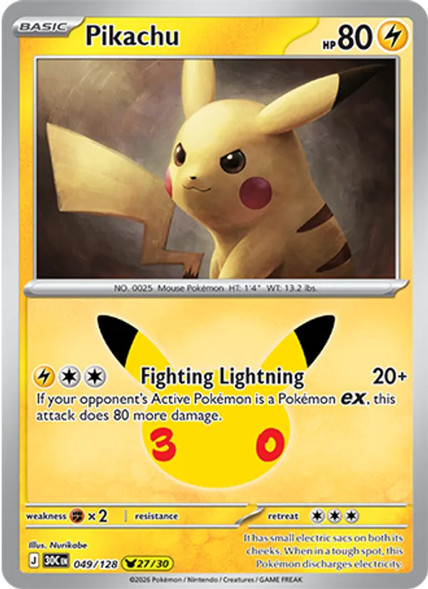 Pikachu 049/128