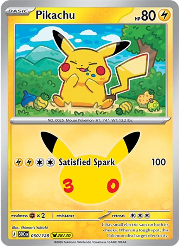 Pikachu 050/128