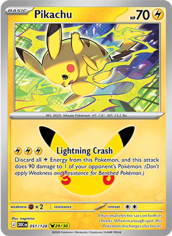 Pikachu 051/128