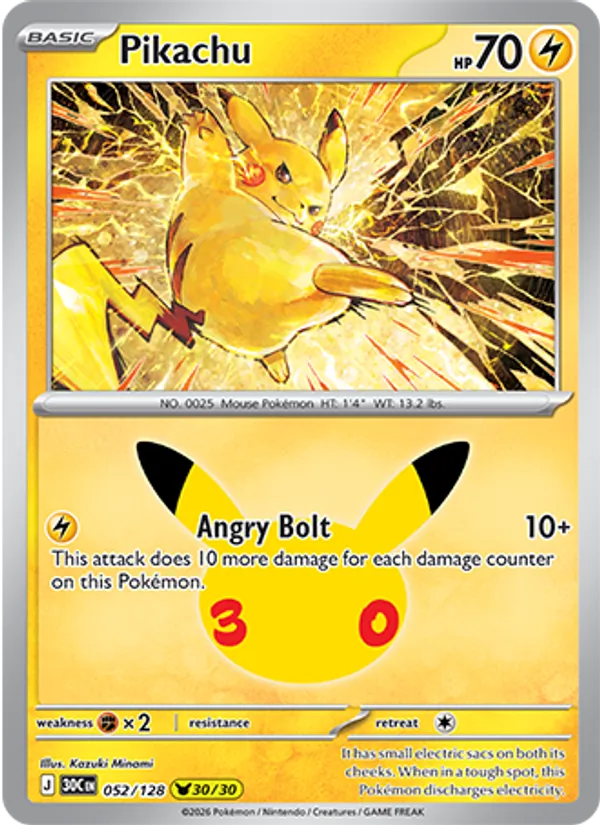 Pikachu 052/128