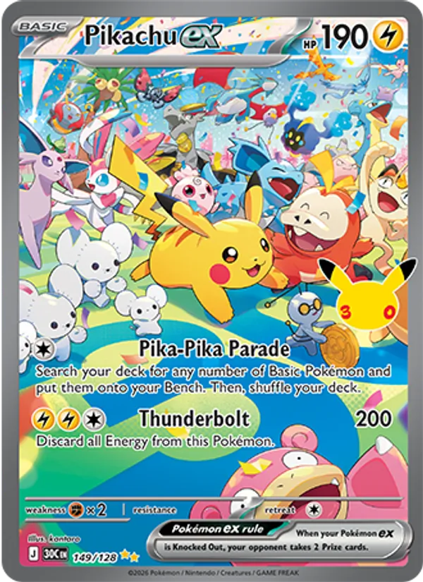 Pikachu ex 149/128