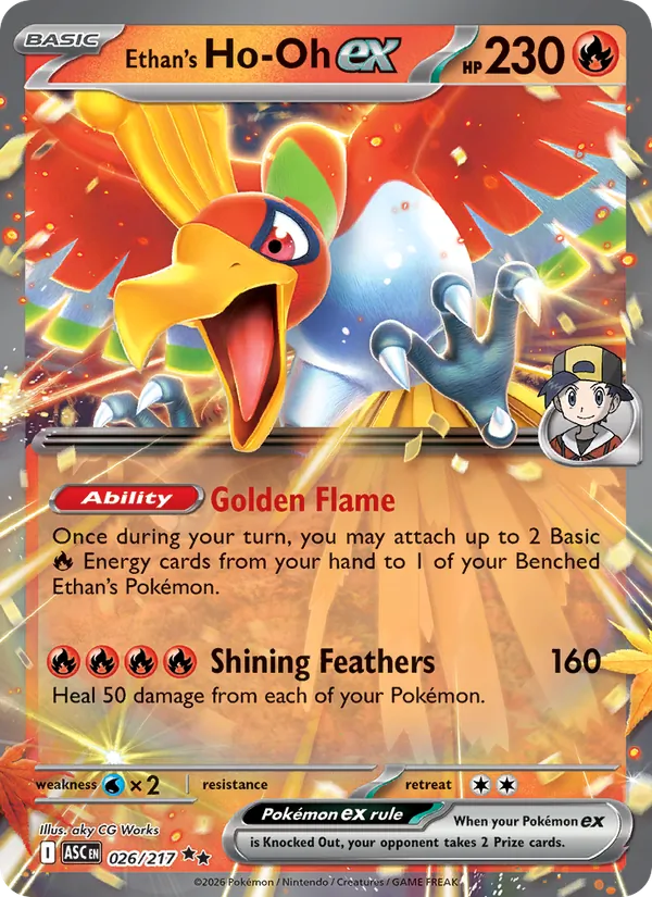 Ethan's Ho-Oh ex 026/217