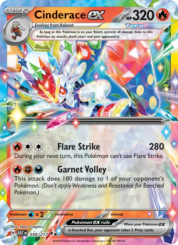 Cinderace ex 038/217