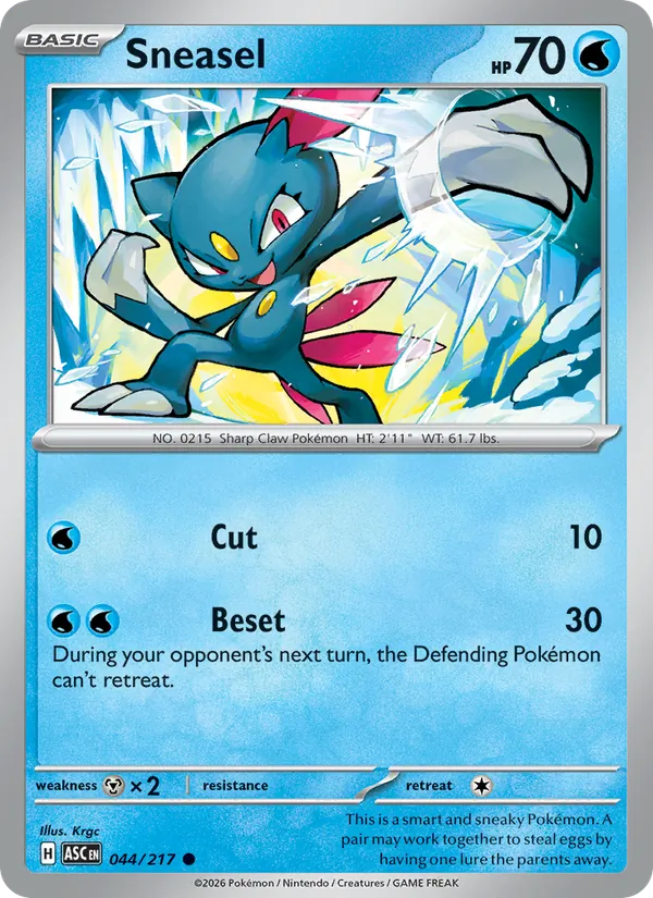 Sneasel 044/217