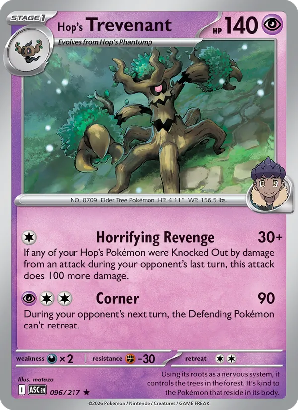 Hop's Trevenant 096/217