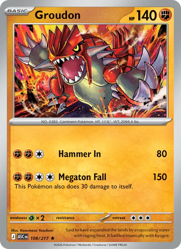 Groudon 108/217