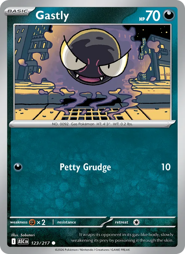Gastly 123/217