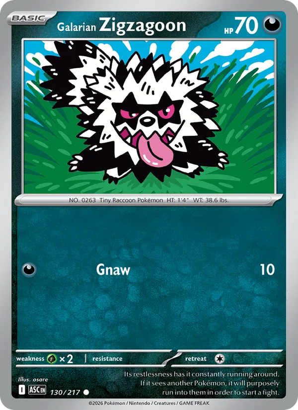 Galarian Zigzagoon 130/217