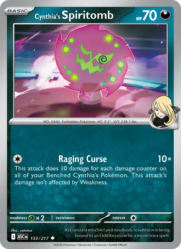 Cynthia's Spiritomb 133/217