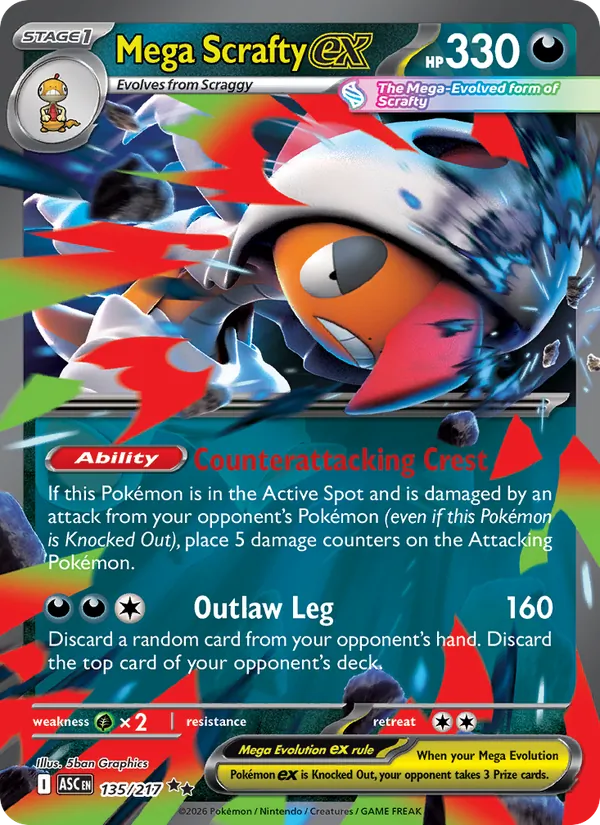 Mega Scrafty ex 135/217