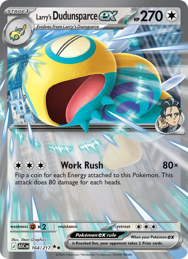 Larry's Dudunsparce ex 164/217