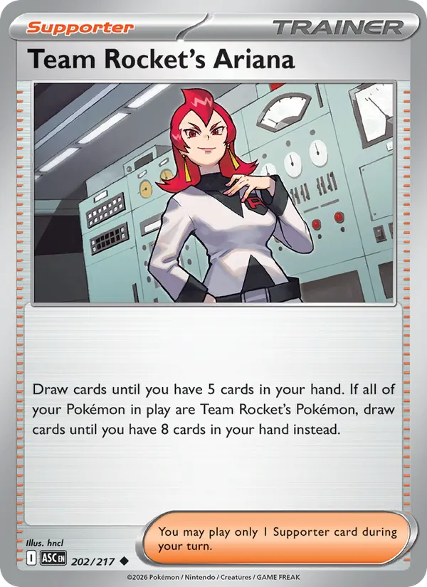 Team Rocket's Ariana 202/217