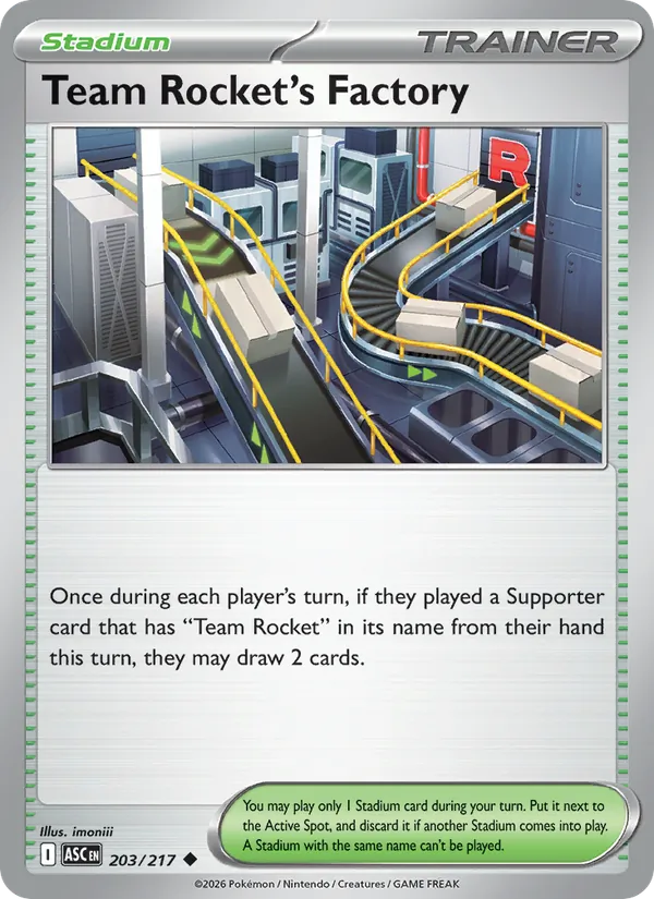 Team Rocket's Factory 203/217