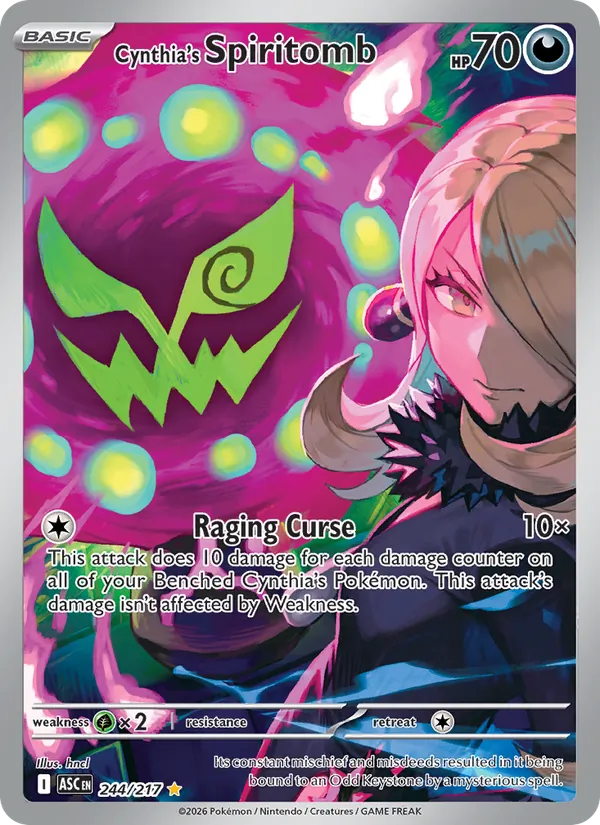 Cynthia's Spiritomb 244/217