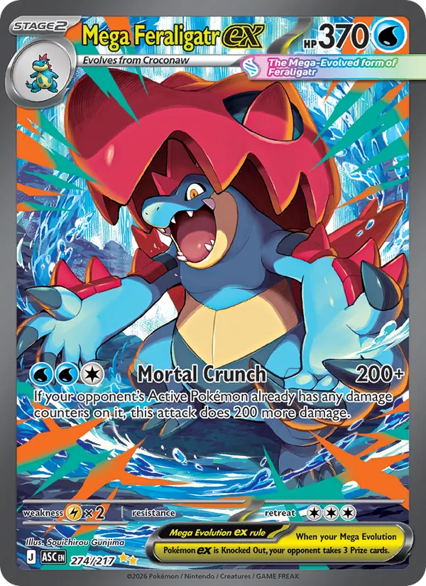 Mega Feraligatr ex 274/217