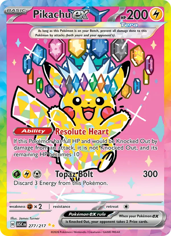 Pikachu ex 277/217