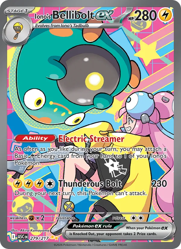 Iono's Bellibolt ex 279/217