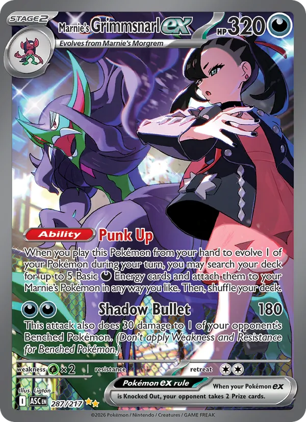 Marnie's Grimmsnarl ex 287/217