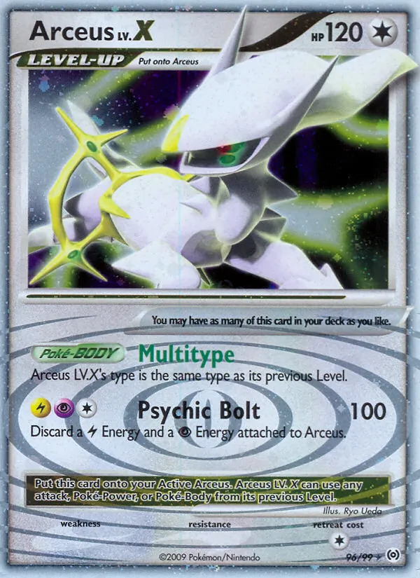 Arceus LV.X 96/99