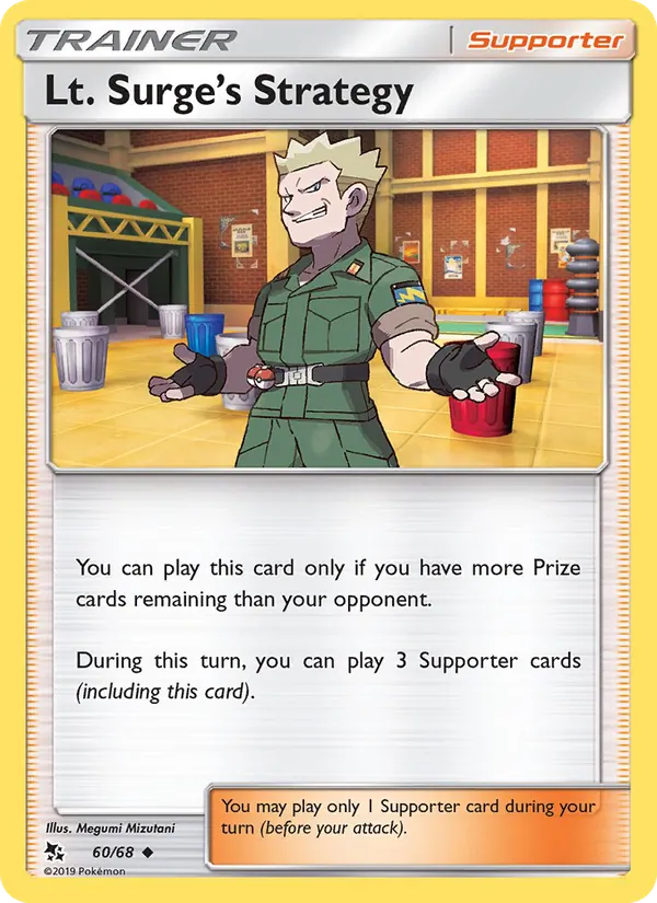 Lt. Surge’s Strategy 60/68