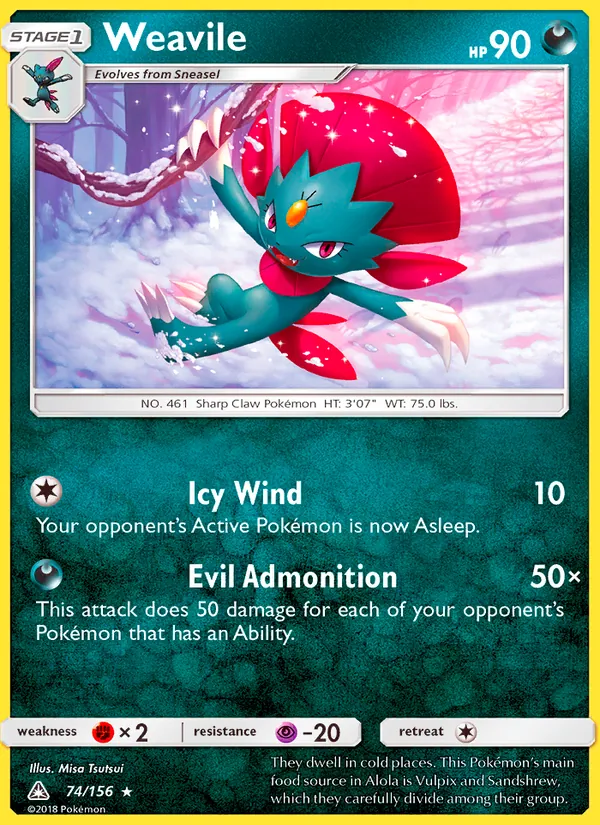 Weavile 74/156
