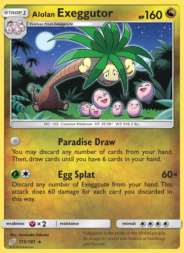 Alolan Exeggutor 115/181