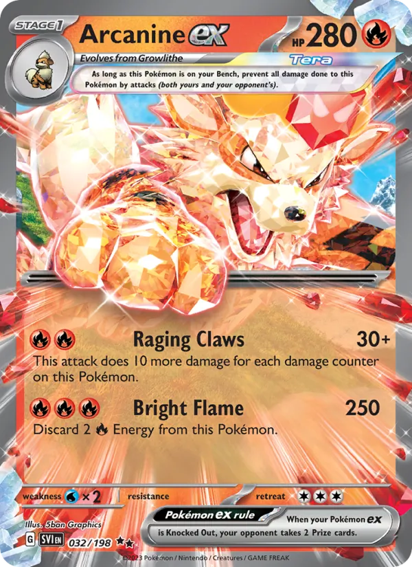 Arcanine ex 032/198