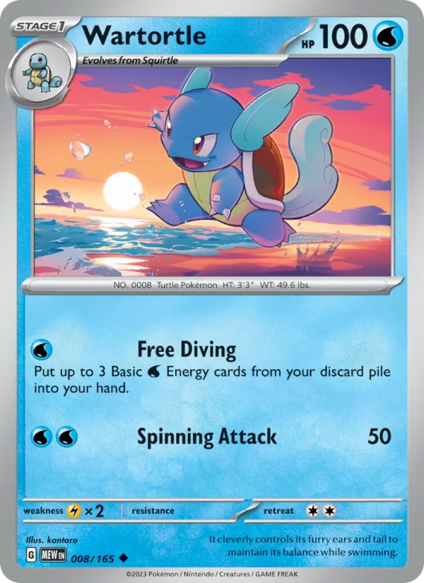 Wartortle 008/165