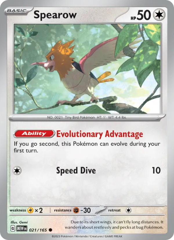 Spearow 021/165